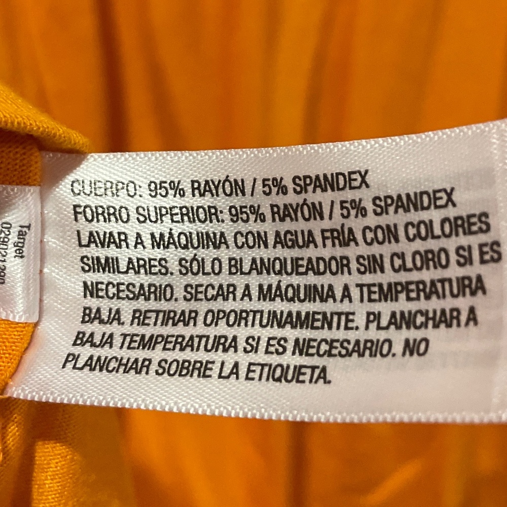 NEW ISABEL by Ingrid Isabel, Adorable Maternity Orange Babydoll Halter Top NWT - Picture 7 of 11